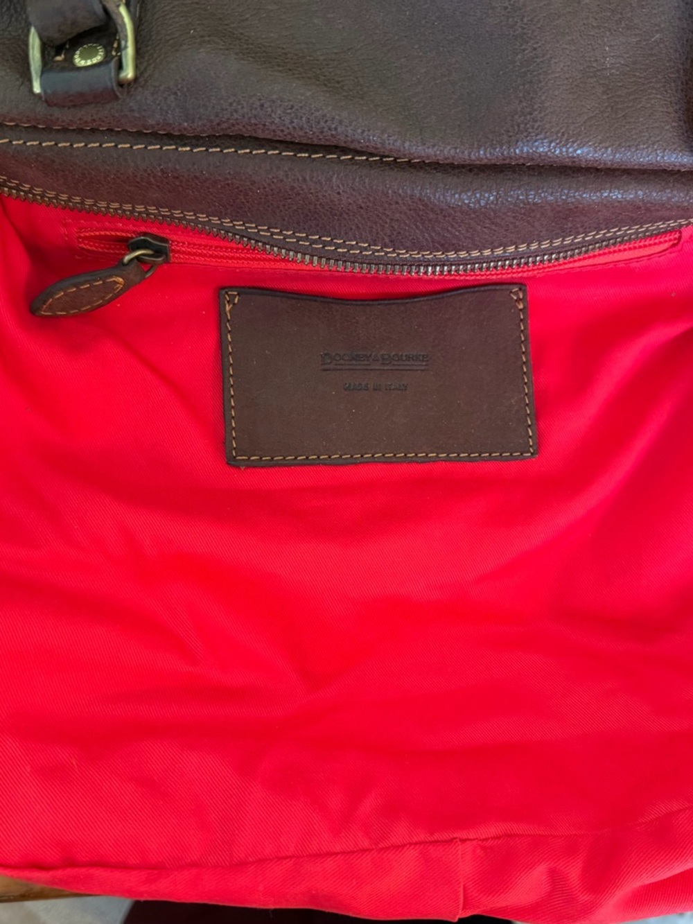 Dooney & Bourke Alto MBL07 The Kelli bag in Cognac. - Picture 9 of 15